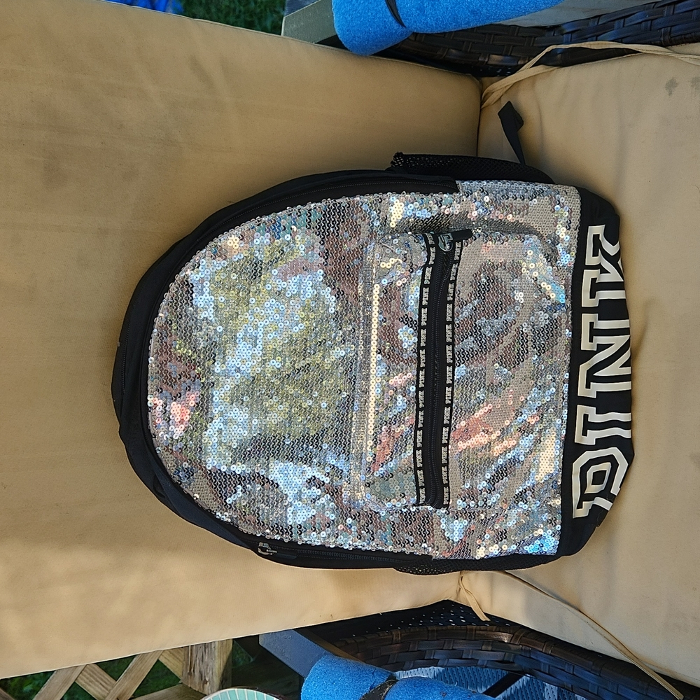 VS PINK Sequin Campus Backpack